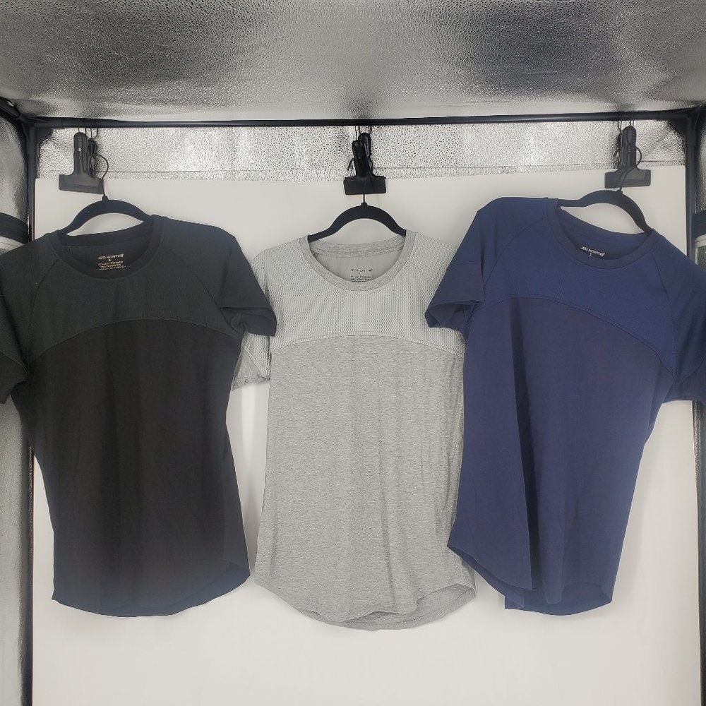 Jed North T-Shirt Size S Lot of Three Black, Grey, Midnight Blue